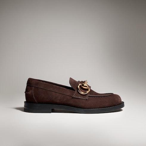Women's Boulevard loafer - dark brown suede