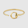Gucci Horsebit 18k bangle bracelet - 18k yellow gold