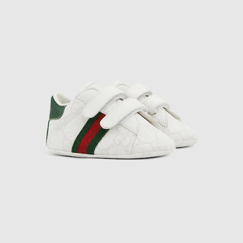 Baby Ace sneaker - white GG Supreme canvas