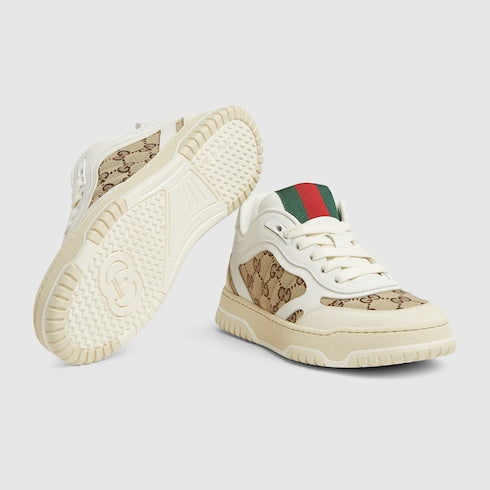 Women's Gucci Re-Web sneaker - Original GG canvas