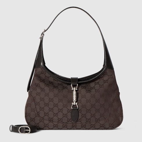 Gucci Jackie 1961 medium shoulder bag - brown GG canvas