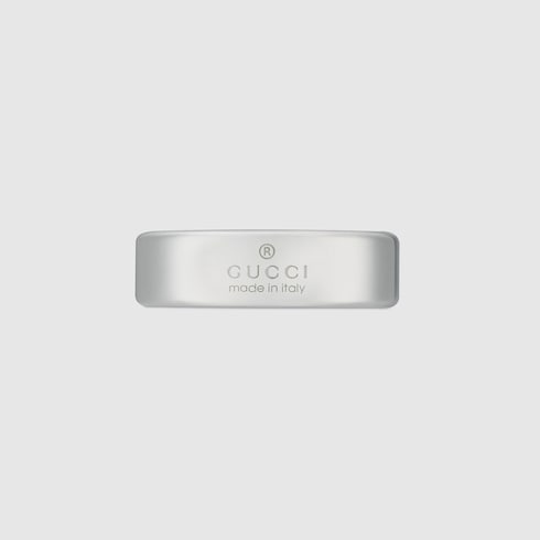 Diagonal Interlocking G ring - 925 sterling silver