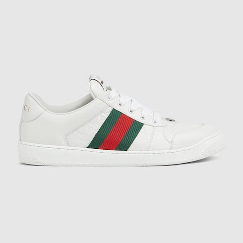 Men's Screener sneaker - white leather