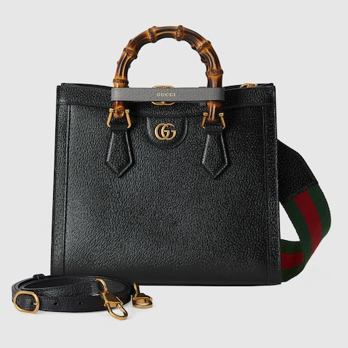 Gucci Diana medium tote bag - black leather