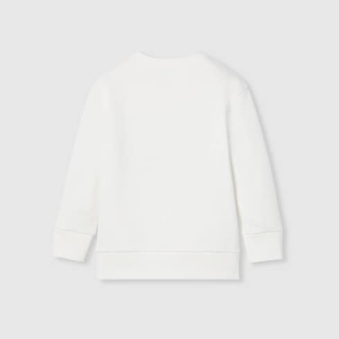 Children's cotton sweatshirt - white