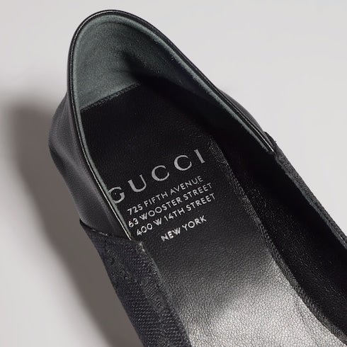 Women's Vittoria pump - black GG canvas