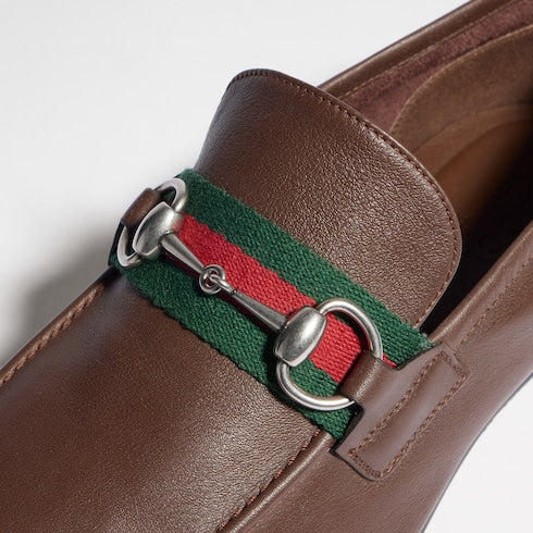 Men's Gucci Como loafer - brown leather