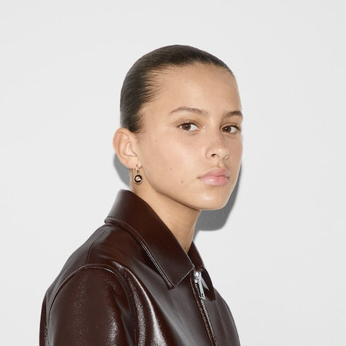 Gucci Interlocking 18k hoop earrings - 18k yellow gold