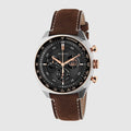 Gucci Interlocking watch, 41mm - brown leather