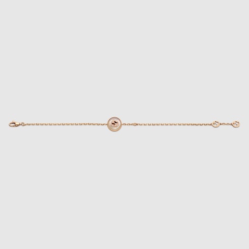 Gucci Interlocking diamond 18k bracelet - 18k rose gold
