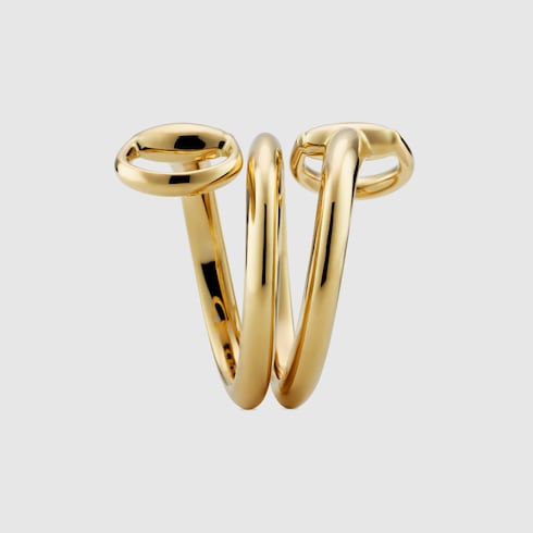 Gucci Horsebit 18k contrarie ring - 18k yellow gold