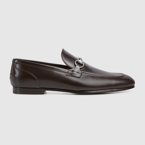 Men's Gucci Jordaan loafer - dark brown leather