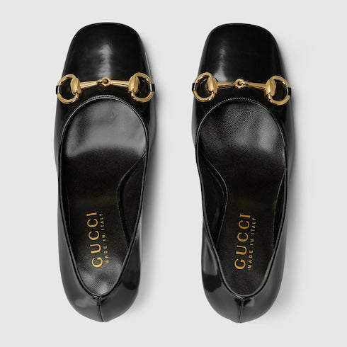 Women's Signora pump - black leather