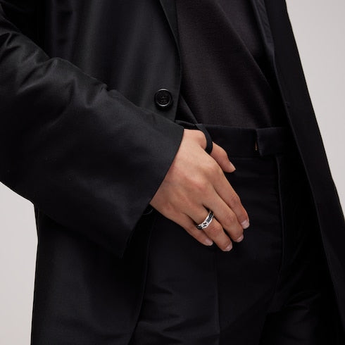Gucci Interlocking crystal ring - 925 sterling silver