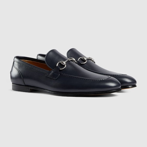 Men's Gucci Jordaan loafer - dark blue leather