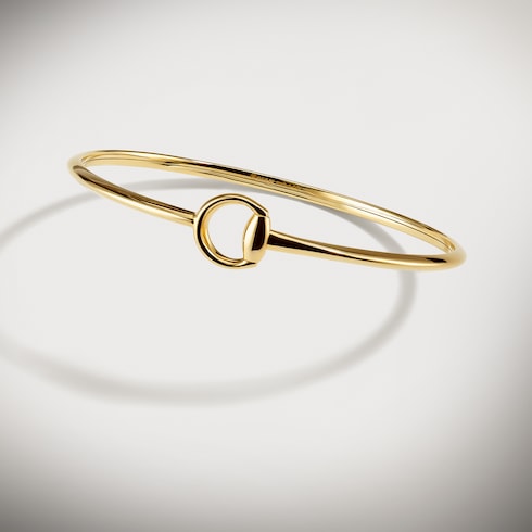 Gucci Horsebit 18k bangle bracelet - 18k yellow gold