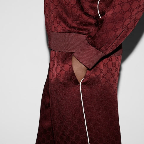 GG jacquard pant - Gucci Rosso Ancora