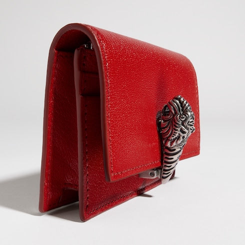 Dionysus small wallet - red leather