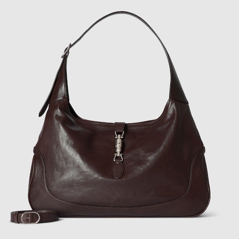 Gucci Jackie 1961 large crossbody bag - dark brown leather