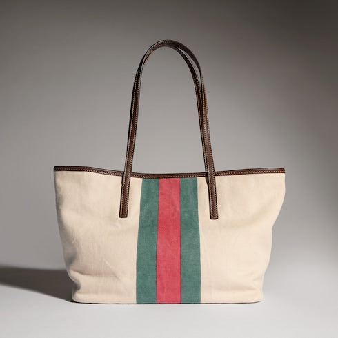 Gucci Tribeca small tote bag - natural canvas