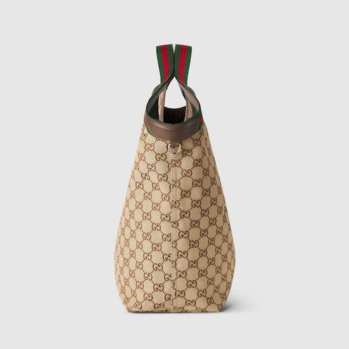 Gucci Giglio large tote bag - beige and brown GG canvas