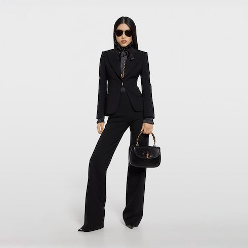 Gucci Bamboo 1947 medium bag - black leather