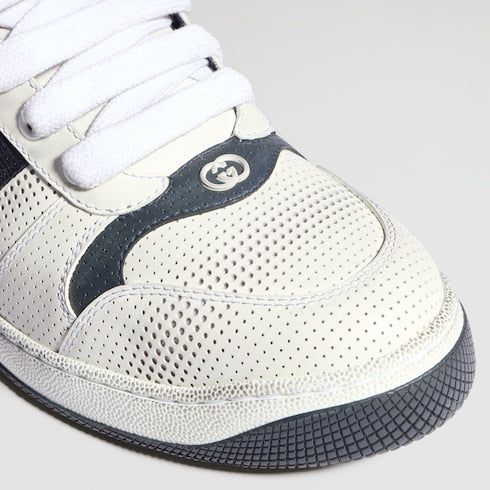 Men's Screener sneaker - white leather