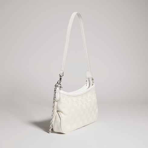 Gossip small shoulder bag - ivory GG canvas