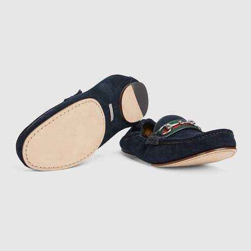 Men's Horsebit 1953 loafer - dark blue suede
