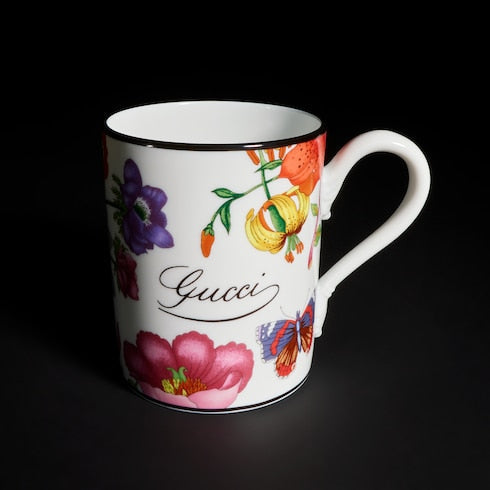 Gucci Flora print mug - white porcelain