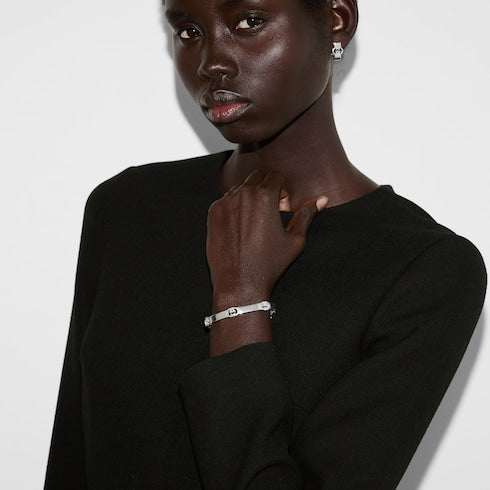 Gucci Interlocking bangle bracelet - 925 sterling silver