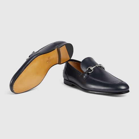 Men's Gucci Jordaan loafer - dark blue leather