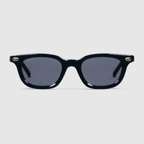Oval frame sunglasses - black