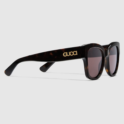 Butterfly frame sunglasses - dark tortoiseshell
