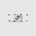 Gucci Interlocking wide ring - 925 sterling silver