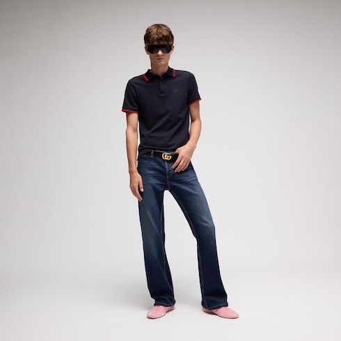 Men's Flex sneaker - pink suede and leather