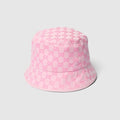 GG cotton canvas bucket hat - light pink