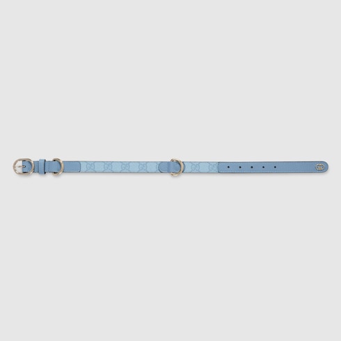 Small/medium collar - light blue fabric