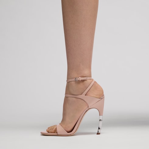Women's Castello sandal - pink beige leather