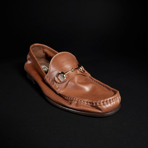 Men's Gucci Lugano loafer - brown leather
