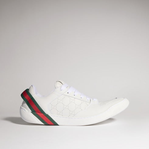 Men's Screener sneaker - white GG leather