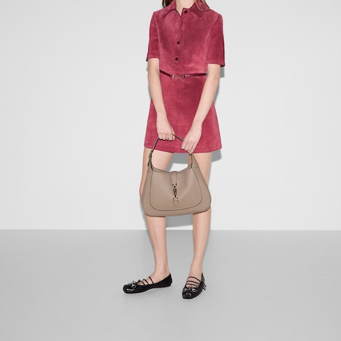 Gucci Jackie 1961 large bag - taupe leather