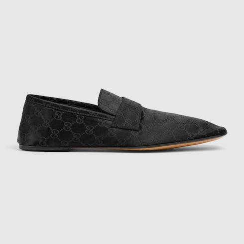 Men's Ragazzo loafer - black GG satin