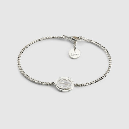 Gucci Interlocking charm bracelet - 925 sterling silver