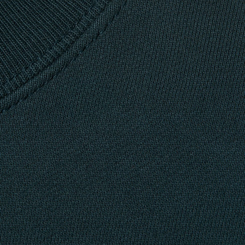 Brushed cotton jersey sweatshirt - dark green