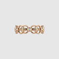 Gucci Horsebit diamond 18k ring - 18k rose gold