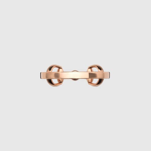 Gucci Horsebit diamond 18k ring - 18k rose gold