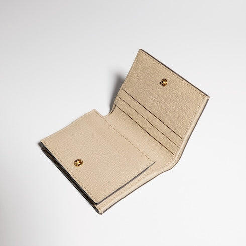 Ophidia card case wallet - beige and white Supreme
