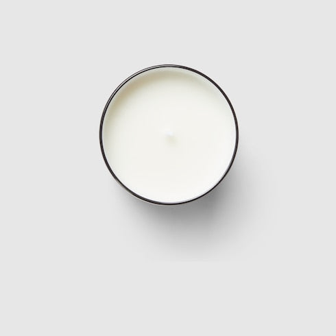 Herbarium print candle, Inventum scent - cherry red and white