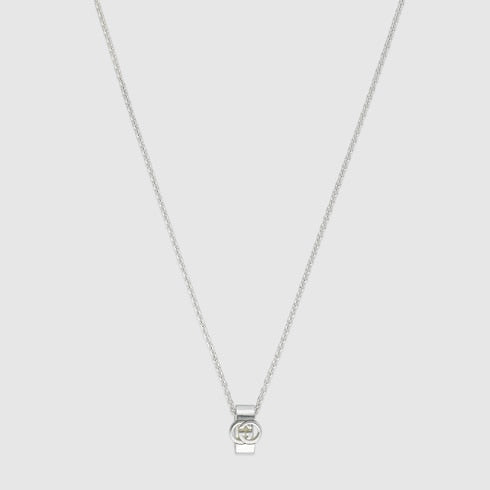 Gucci Interlocking pendant necklace - 925 sterling silver